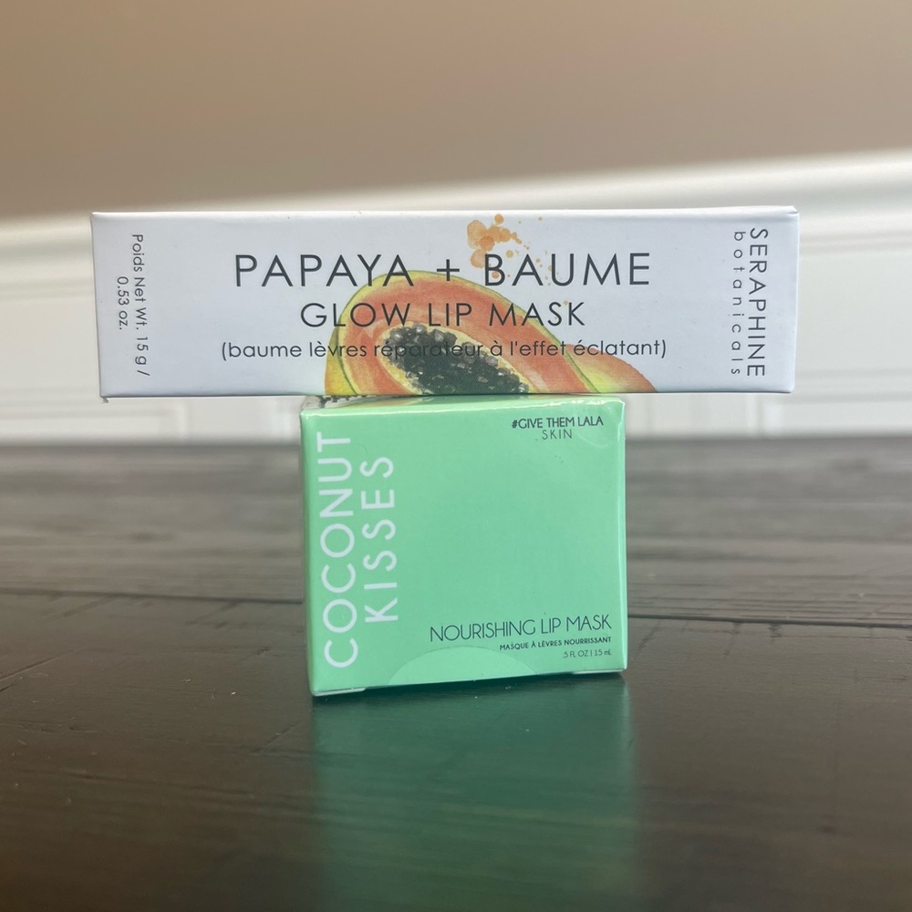 NIB Seraphine botanicals and Give them Lala lip bundle